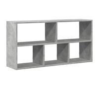 vidaXL Étagère murale Bois d'ingénierie Gris béton 100x25x50 cm