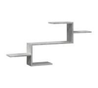 vidaXL Étagère murale Gris béton 104 x 15 x 49 cm Bois d'ingénierie