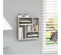 Vidaxl Étagère Murale Gris Béton 45,1x16x45,1 Cm Bois D'ingénierie Gris