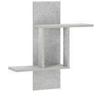 vidaXL Étagère Murale Gris béton 59 x 17 x 63 cm Bois d'ingénierie