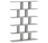 vidaXL Étagère Murale Gris béton 70 x 17 x 101 cm Bois d'ingénierie