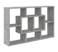 Vidaxl Étagère Murale Gris Béton 85x16x52,5 Cm Bois D'ingénierie Multicolore