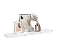vidaXL Étagère murale Marbre blanc 120×23,5×4 cm – Bois d'ingénierie, design moderne