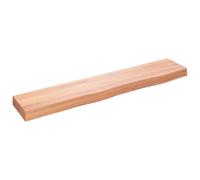 Vidaxl Étagère Murale Marron Clair 100x20x6cm Bois Chêne Massif Traité Marron
