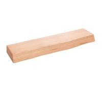 Wandschap 40x10x4 cm behandeld massief eikenhout lichtbruin363621