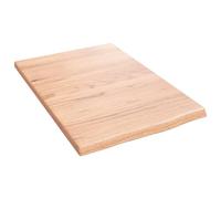vidaXL Étagère Murale Marron Clair 40x60x2 cm Bois chêne Massif traité