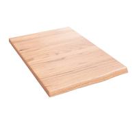 vidaXL Étagère murale marron clair 40x60x2 cm Chêne massif traité