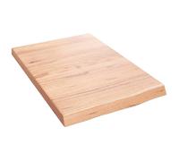 vidaXL Étagère murale marron clair 40x60x4 cm bois chêne massif traité 363636