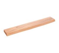 vidaXL Wandschap 60x10x2 cm behandeld massief eikenhout lichtbruin363638 Marron G