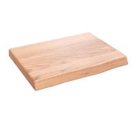 Vidaxl Étagère Murale Marron Clair Bois Chêne Massif Traité Marron