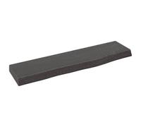 vidaXL Étagère murale marron foncé 40x10x2 cm bois chêne massif traité