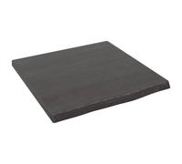Wandschap 40x40x2 cm behandeld massief eikenhout donkerbruin363749