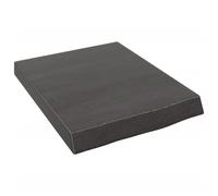 Wandschap 40x50x(2-6)cm behandeld massief eikenhout donkerbruin363754