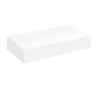 vidaXL Etagère Murale MDF Blanc avec 1 tiroir Stockage Rangement pour DVD/Livres