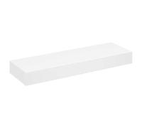 vidaXL Étagère murale avec 1 tiroir MDF Blanc Rangement de livres/DVD Blanc