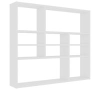 vidaXL Étagère Murale Blanc 90x16x78 cm Aggloméré