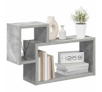 vidaXL Étagère Murale Montage mural Gris 55 x 15 x 35 cm