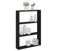 vidaXL Étagère murale noir 43x9x60 cm bois d'ingénierie 860050