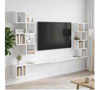 vidaXL Étagère murale pour téléviseur Blanc 160 x 15 x 94 cm 8012308