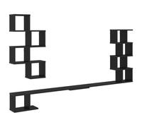 Vidaxl Étagère Murale Pour Téléviseur Chêne Noir 160 X 15 X 94 Cm