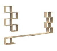 Vidaxl Étagère Murale Pour Téléviseur Chêne Sonoma 160 X 15 X 94 Cm