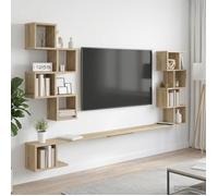 Vidaxl Étagère Murale Pour Téléviseur Chêne Sonoma 160 X 15 X 94 Cm