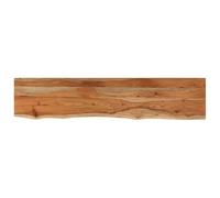 vidaXL Étagère murale Tablette flottante rectangulaire en acacia massif Bordure assortie