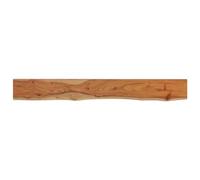 vidaXL Étagère murale – Tablette flottante rectangulaire en acacia massif, bordure assortie
