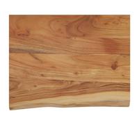 vidaXL Étagère Murale rectangulaire Massif Acacia Bordure Assortie
