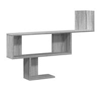 vidaXL Étagère murale Sonoma 100x15x70 cm Bois d'ingénierie Gris 853196
