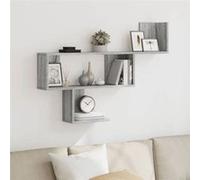 vidaXL Étagère murale Gris Sonoma 100x15x70 cm Bois composite