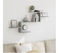 vidaXL Étagère murale Sonoma Bois composite 104×15×49 cm Gris
