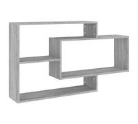 Vidaxl Étagère Murale Sonoma Gris 104x20x58,5 Cm Bois Ingénierie Multicolore