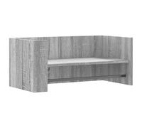 vidaXL Étagère murale Wandschap 70,5x35x30,5 cm Bois d'ingénierie Sonoma gris 848456