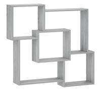 vidaXL Étagère Murale Sonoma Gris 98 x 17 x 91 cm Bois d'ingénierie