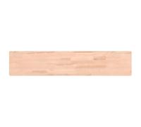 vidaXL Wandschap 100x20x4 cm massief beukenhout356020 Bois G