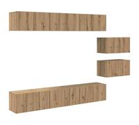 vidaXL Étagère murale : un miracle d'espace pratique pour votre salon. Cet organiseur simple est un meuble moderne qui s'intègre parfaitement dans les appartements urbains.