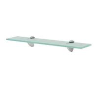 vidaXL Étagère murale en verre 50 x 20 cm – Flottante pour salon et chambre