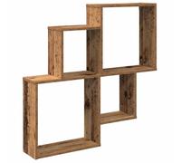 vidaXL Étagère Murale Vieux Bois 80x15x78,5 cm Bois d'ingénierie