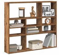 Vidaxl Étagère Murale Vieux Bois 90x16x78 Cm Bois D'ingénierie Marron