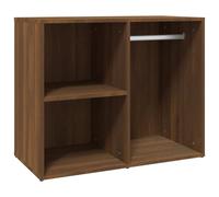 vidaXL Étagère pour coiffeuse marron aspect chêne 80x40x65 cm