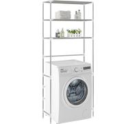 vidaXL Étagère pour machine à laver 3 étagères argenté 69x28x169 cm
