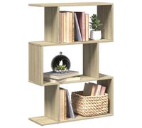Vidaxl Étagère Séparatrice De Pièce 3 Niveaux Chêne Sonoma 70x24x97 Cm