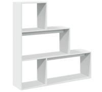 vidaXL Étagère séparatrice de pièce 3 niveaux 123x29x123 cm Blanc