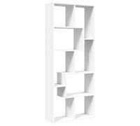 vidaXL Étagère séparatrice de pièce Blanc 67x25x161,5 cm, étagère, étagère à Livres, étagère de Rangement, bibliothèque, Support de Rangement