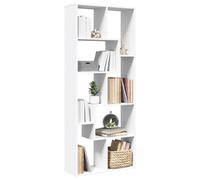 Vidaxl Étagère Séparatrice De Pièce Blanc 67x25x161,5 Cm Multicolore