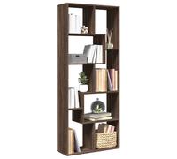 Vidaxl Étagère Séparatrice De Pièce Chêne Marron 67x25x161,5 Cm Multicolore