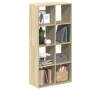 Vidaxl Étagère Séparatrice De Pièce Chêne Sonoma 69,5x29x137,5 Cm Multicolore