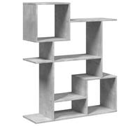 vidaXL Étagère séparatrice de pièce Gris béton 92x29x112 cm, bibliothèque, Support à Livres, étagère d'exposition, étagère à Livres