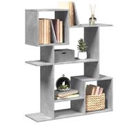 Vidaxl Étagère Séparatrice De Pièce Gris Béton 92x29x112 Cm Gris